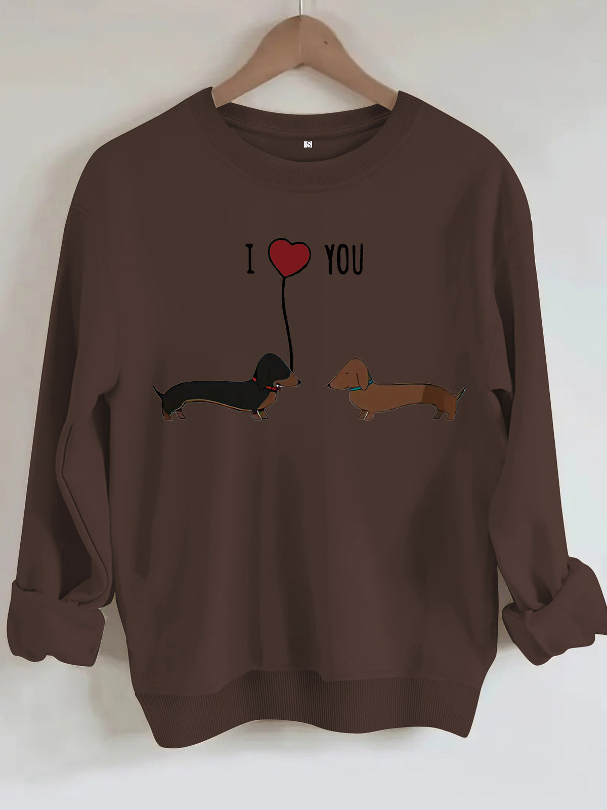 Cozy Two-Dog Print Sweathshirt