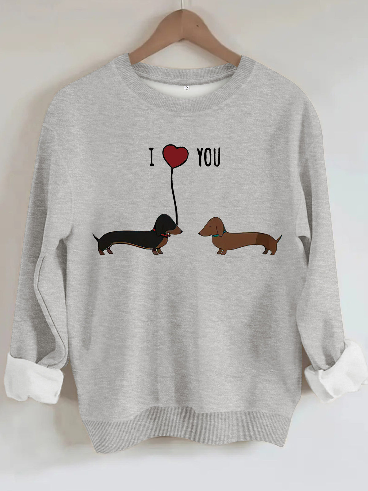Cozy Two-Dog Print Sweathshirt