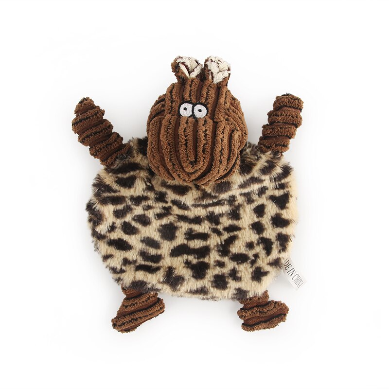 Squeaky Corduroy Puppy Toy
