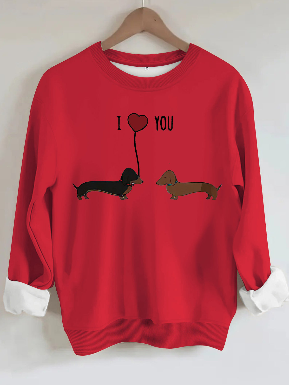 Cozy Two-Dog Print Sweathshirt