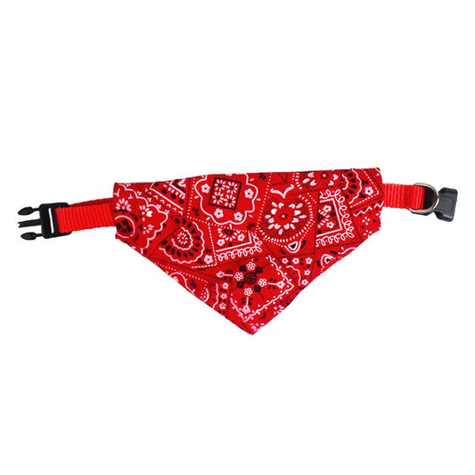 Paw Printed Bandana Collar