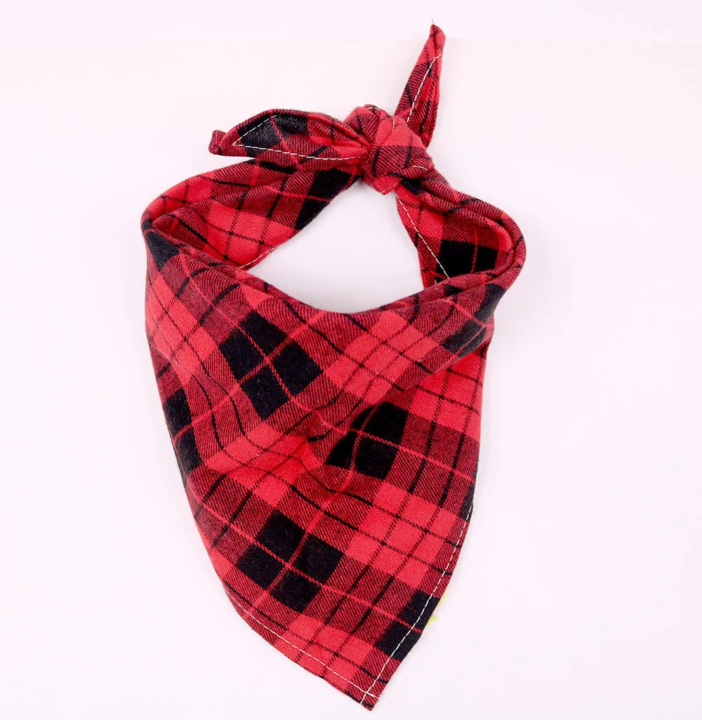 Classic Plaid Paw Bandana