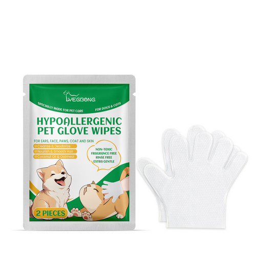 Waterless Paw Cleaning Gloves
