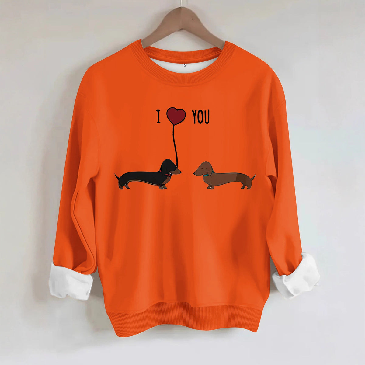 Cozy Two-Dog Print Sweathshirt