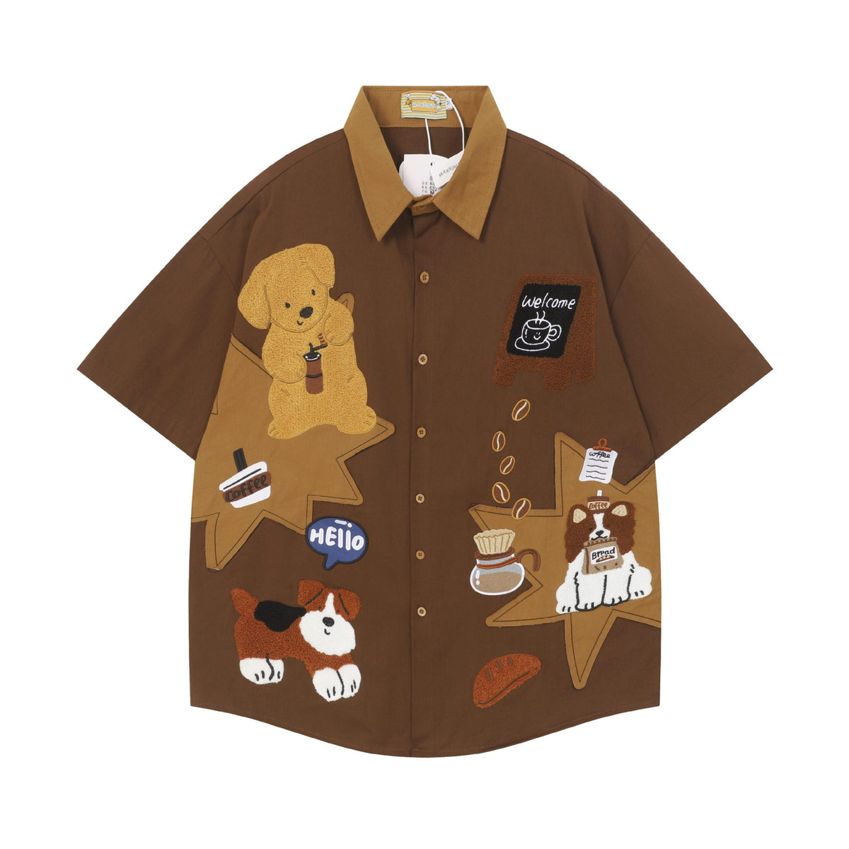 Paw Embroidered Short Sleeve