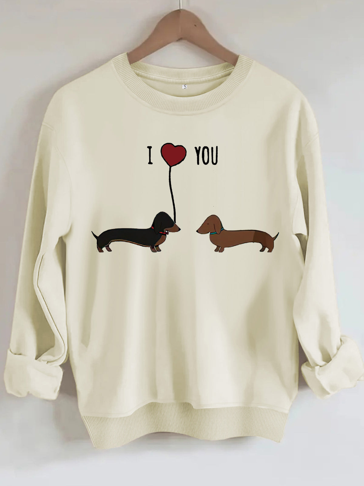 Cozy Two-Dog Print Sweathshirt