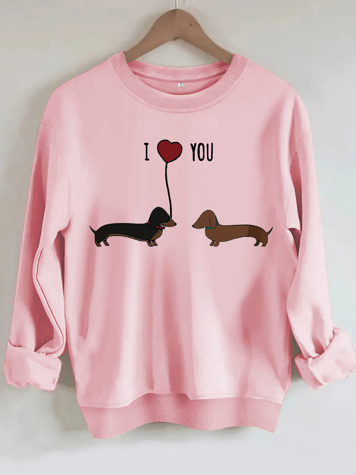 Cozy Two-Dog Print Sweathshirt