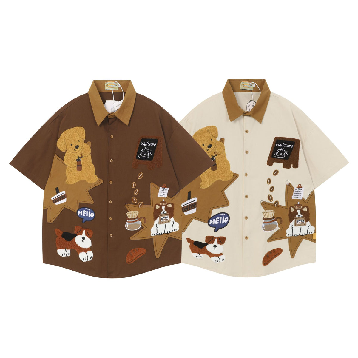 Paw Embroidered Short Sleeve
