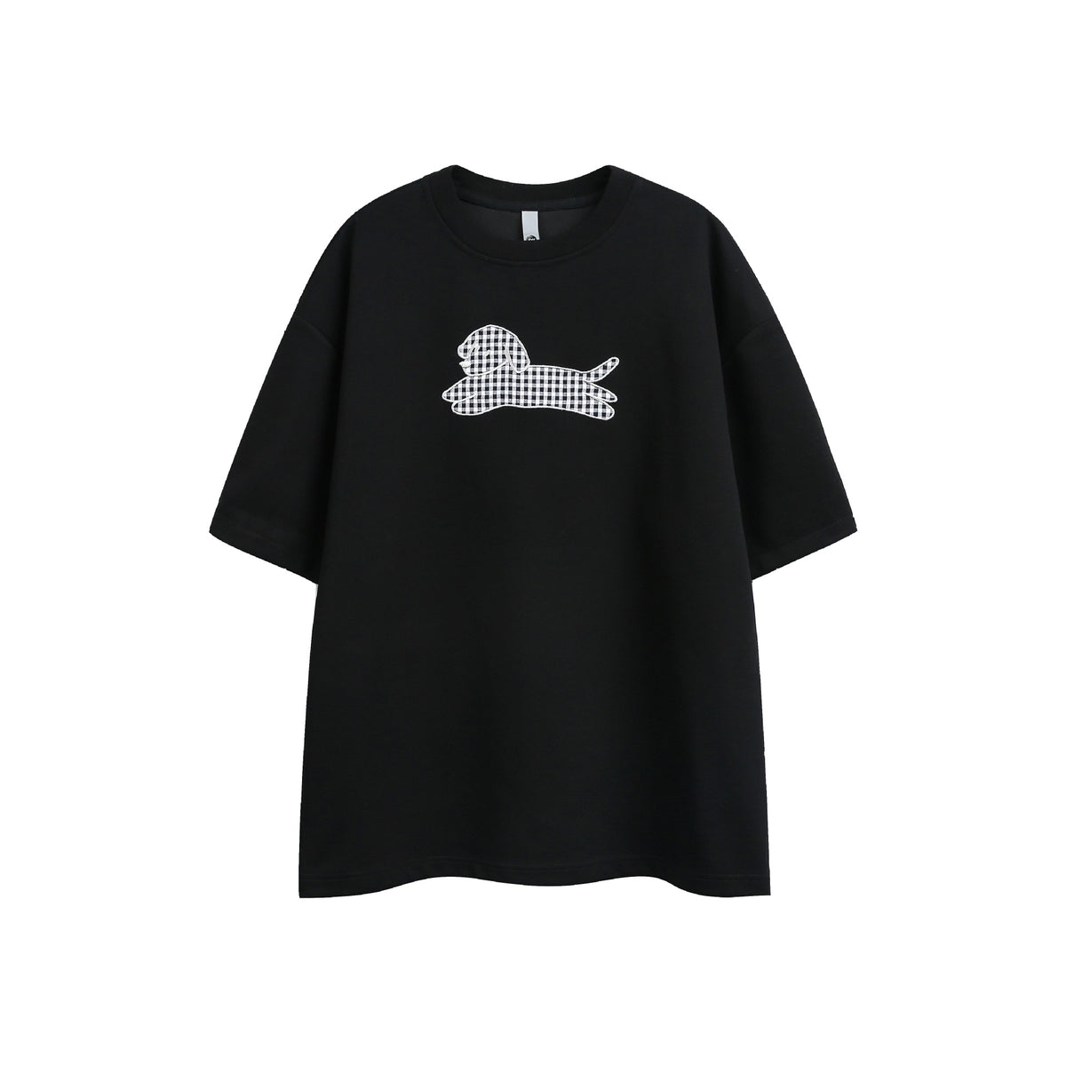 Dog Embroidered Casual Tee Unisex