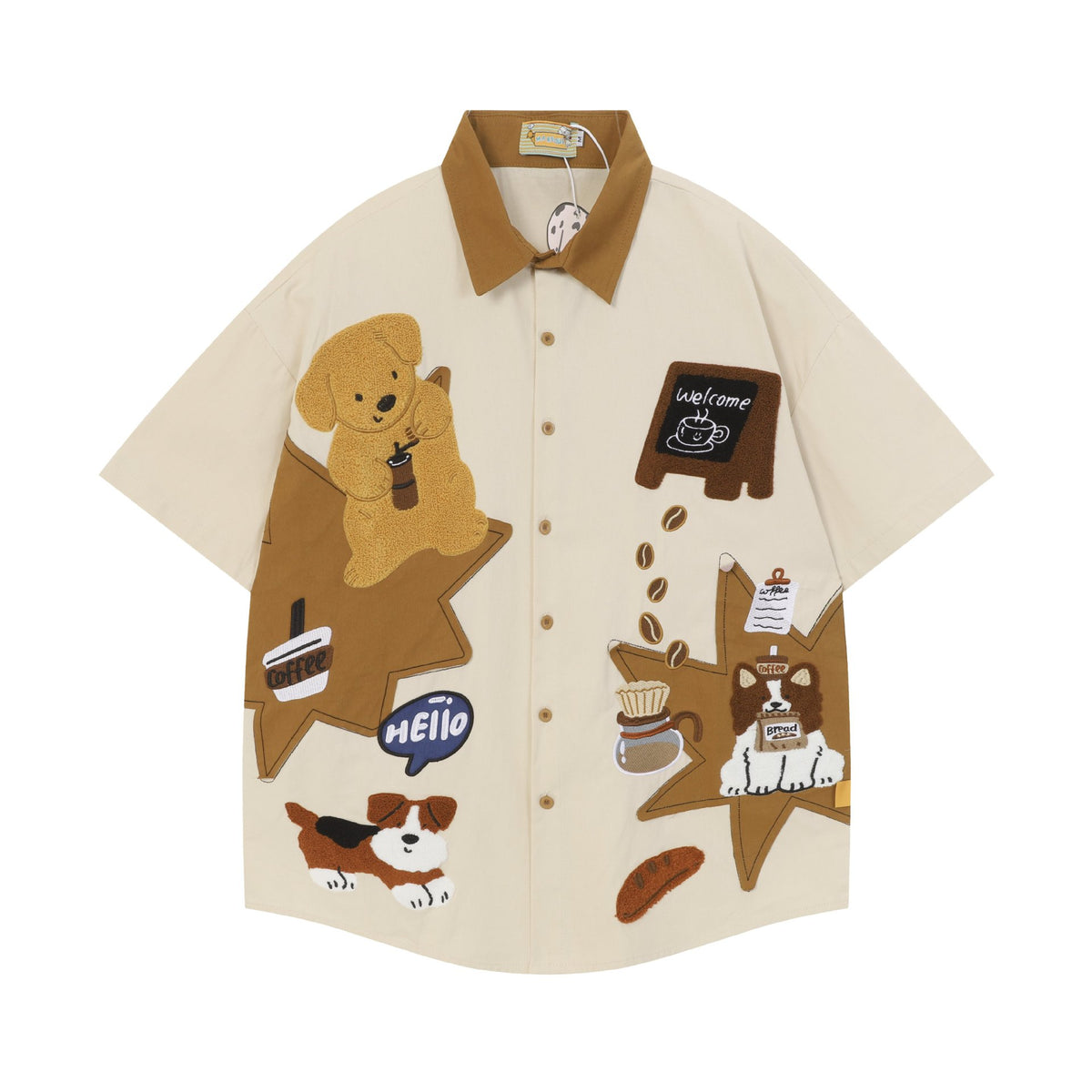 Paw Embroidered Short Sleeve