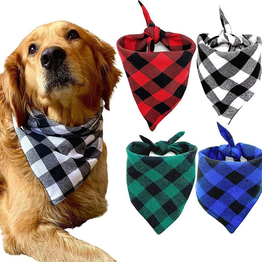 Classic Plaid Paw Bandana