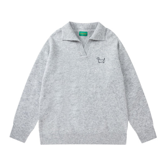 Paw Embroidered Companion Sweater