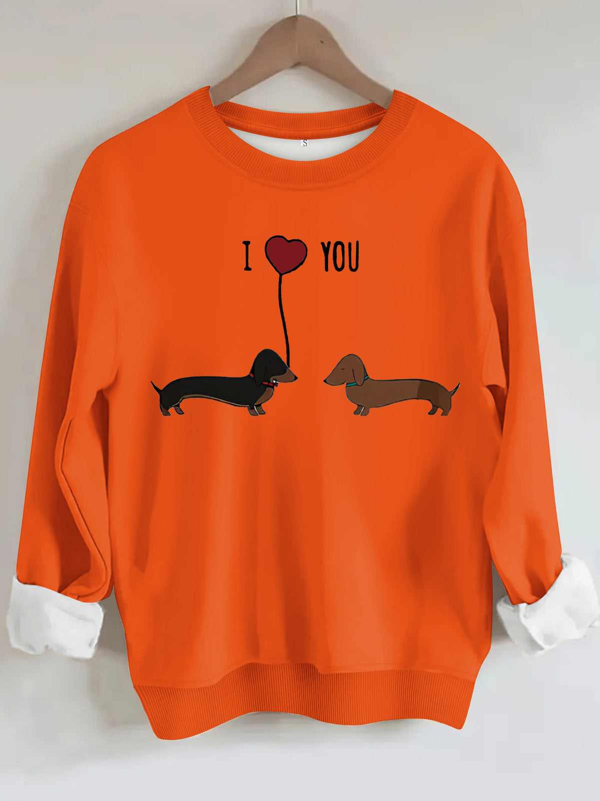 Cozy Two-Dog Print Sweathshirt