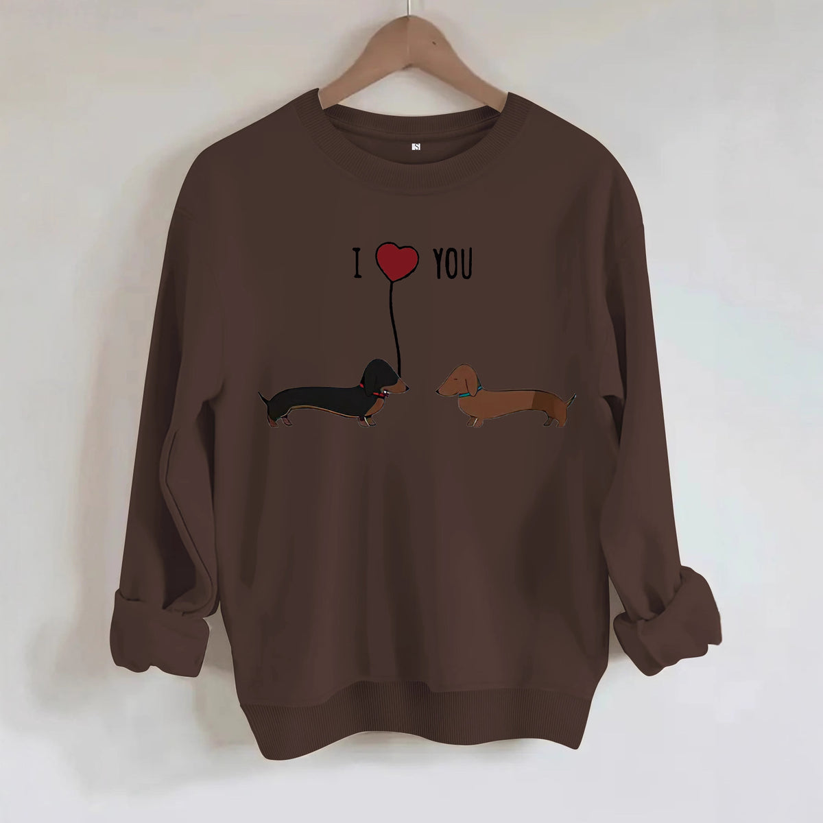 Cozy Two-Dog Print Sweathshirt