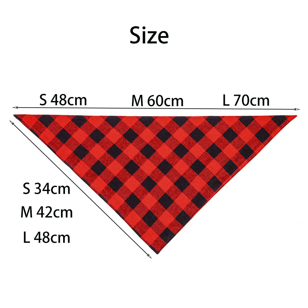 Classic Plaid Paw Bandana