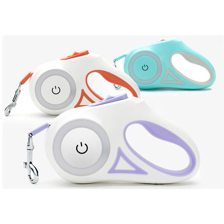 LED Retractable Dog Leash