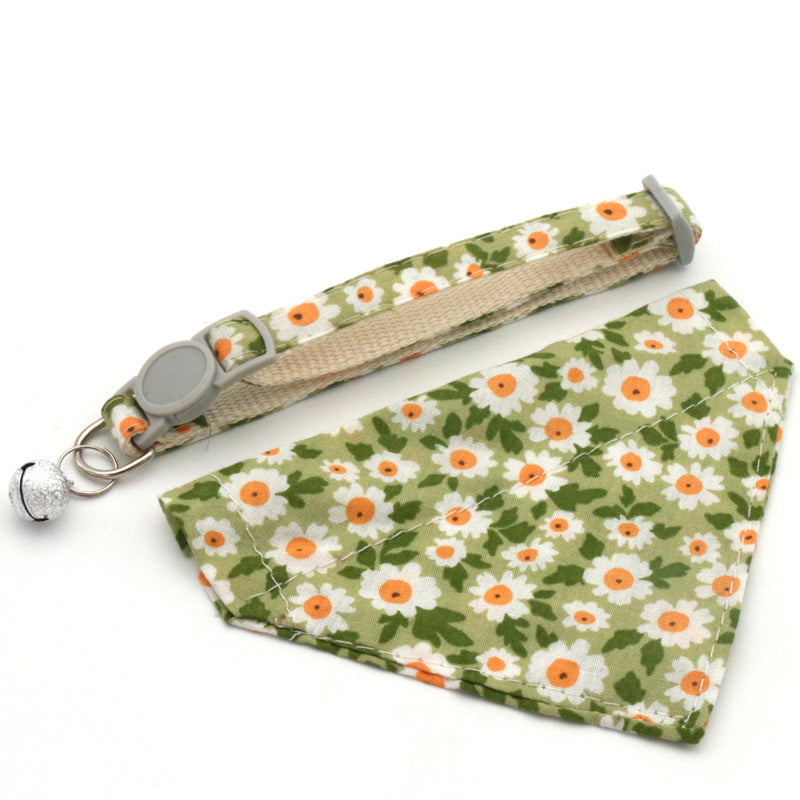 Daisy Floral Paw Bandana
