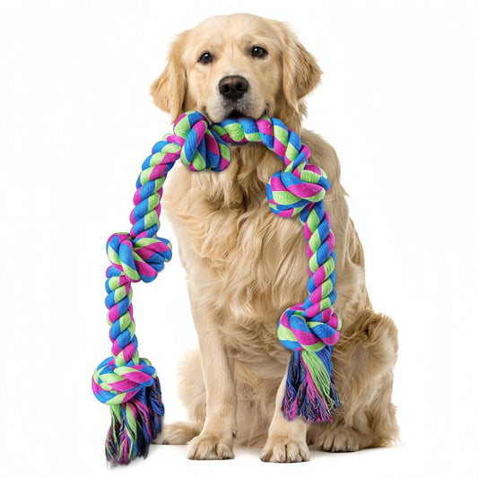 Paw Durable Chew Cotton Rope Five-Knot