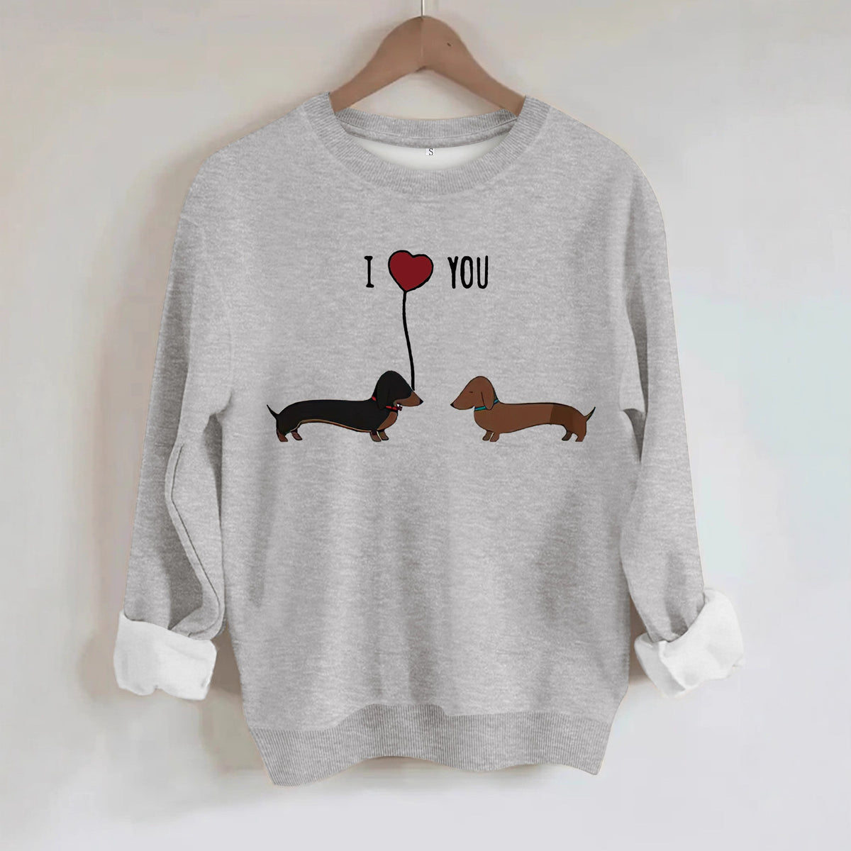 Cozy Two-Dog Print Sweathshirt
