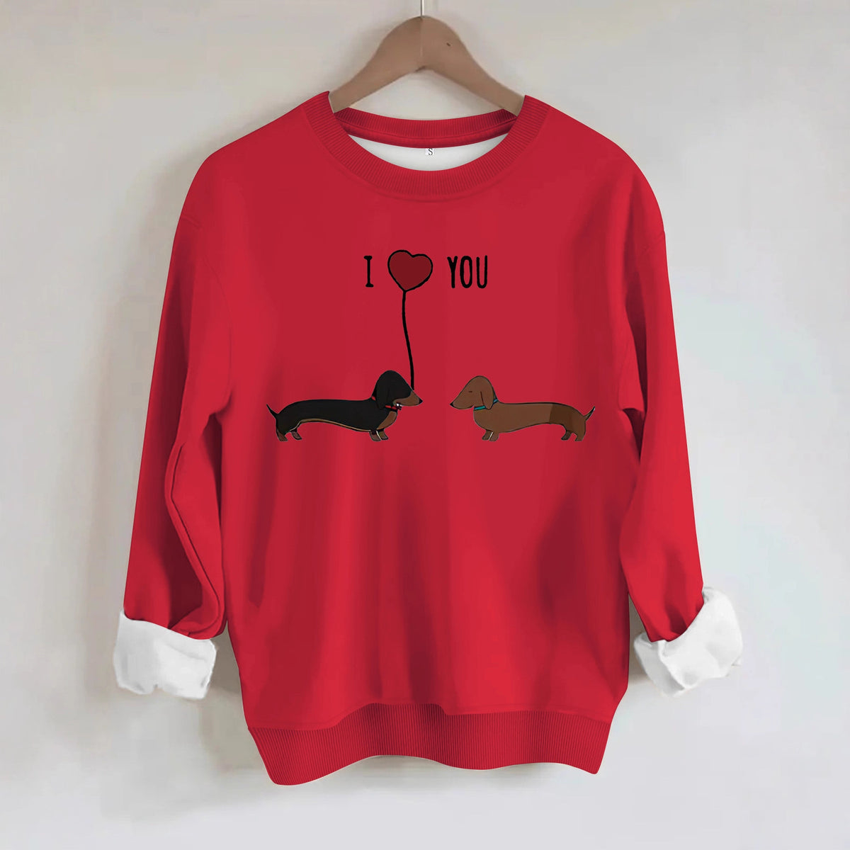 Cozy Two-Dog Print Sweathshirt