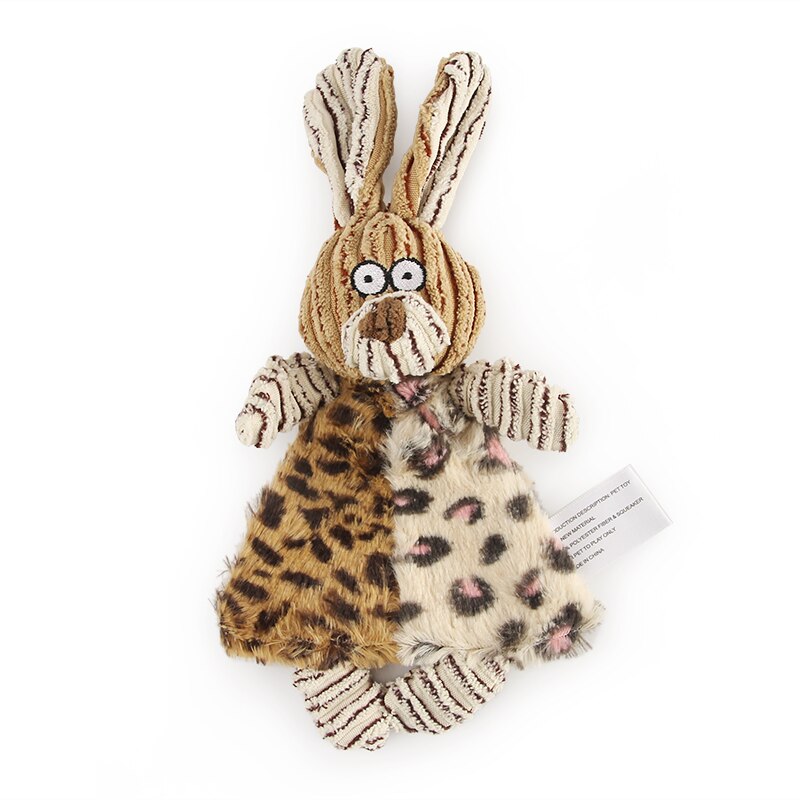 Squeaky Corduroy Puppy Toy