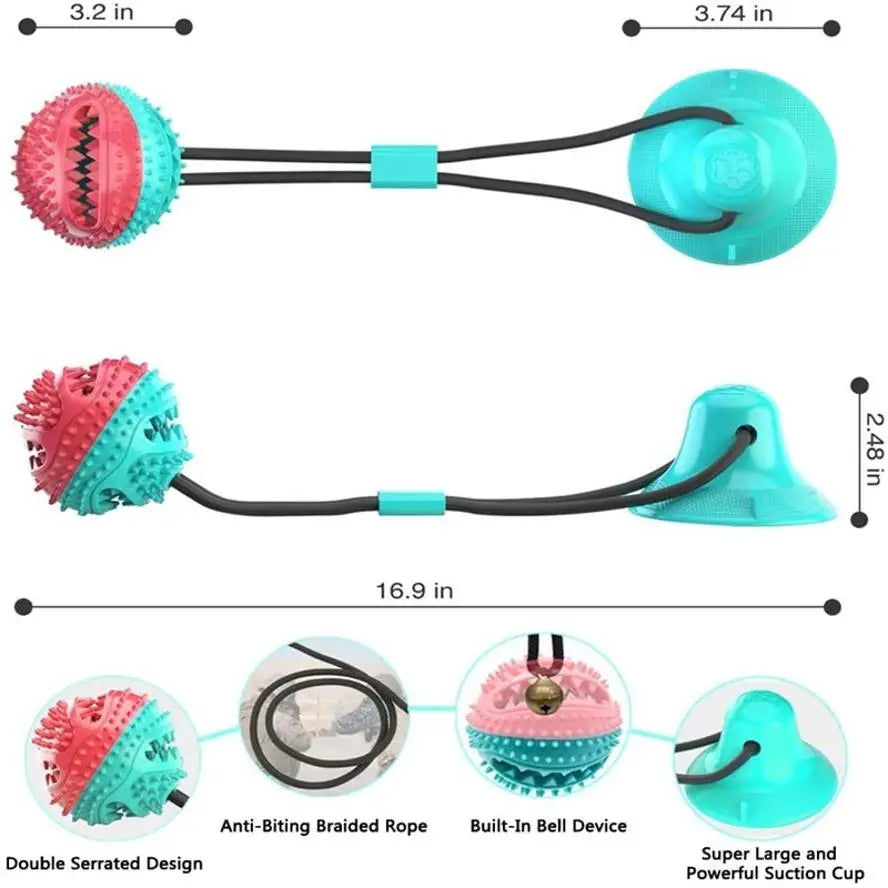 Interactive Suction Tug Toy